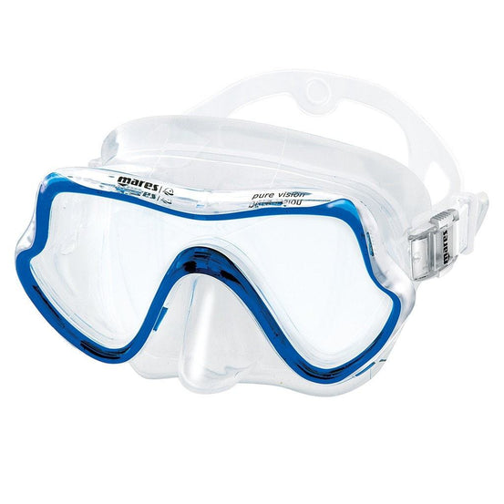 Mares Pure Vision Dive Mask - Blue - Mike's Dive Store