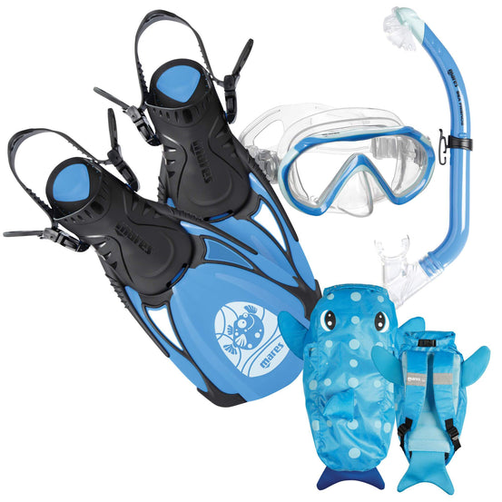 Mares Sea Friends Kid's Snorkelling Set | Blue | Mike's Dive Store