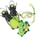 Mares Sea Friends Kid's Snorkelling Set | Green | Mike's Dive Store