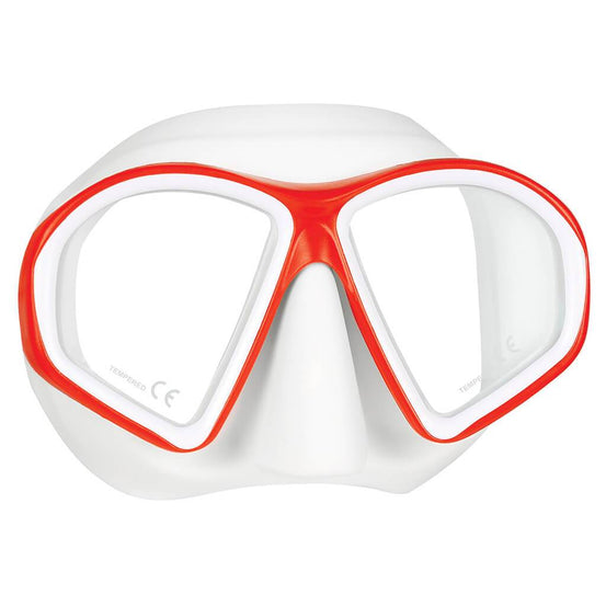 Mares Sealhouette Mask - Red / White - Mike's Dive Store