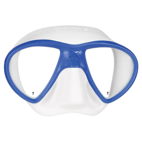 Mares X-Free Mask - Blue / White - Mike's Diver Store