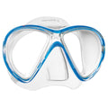 Mares X-Vu LiquidSkin Dive Mask - Blue / White - Mike's Dive Store