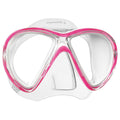 Mares X-Vu LiquidSkin Dive Mask - Pink / White - Mike's Dive Store