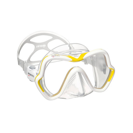 Mares One Vision Dive Mask - Clear / Yellow - Mike's Dive Store