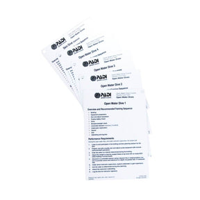 PADI Cue Cards - Open Water- Aquatic