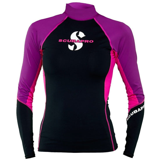 Scubapro T-Flex Long Sleeve Women's Rash Guard - Jewel - Mike's Dive Store