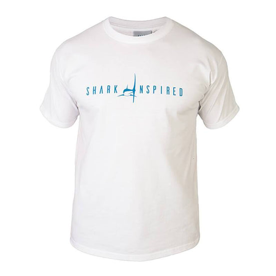 Shark Inspired Unisex T-Shirt - White - Mike's Dive Store