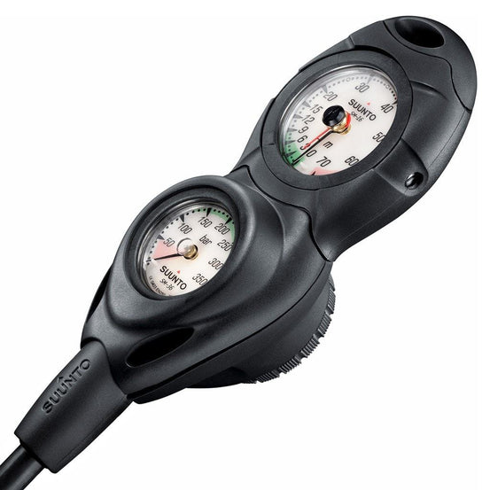 Suunto CB Double in Line Pressure & Depth Gauge and Compass - Mike's Dive Store