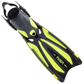 Tusa Solla Strap Fins - Fluorescent Yellow - Mike's Dive Store