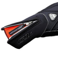 Waterproof G1 3mm 5 Finger Diving Gloves - Zip Detail - Mike's Dive Store