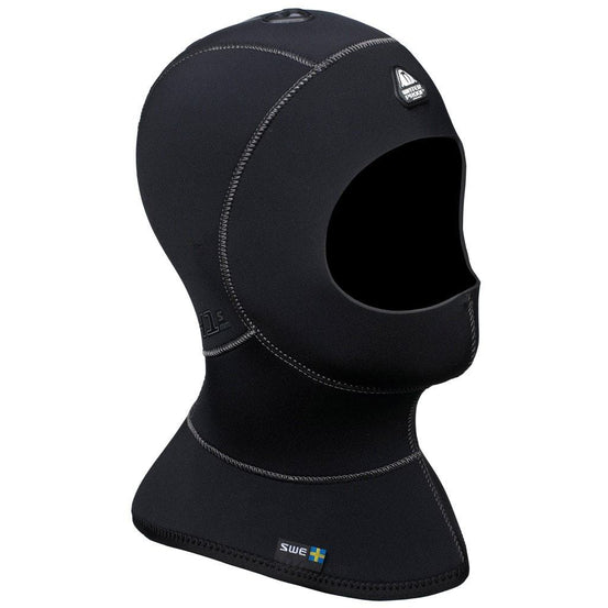 Waterproof H1 3/5mm Bibbed Vented Diving Hood - Mike's Dive Store