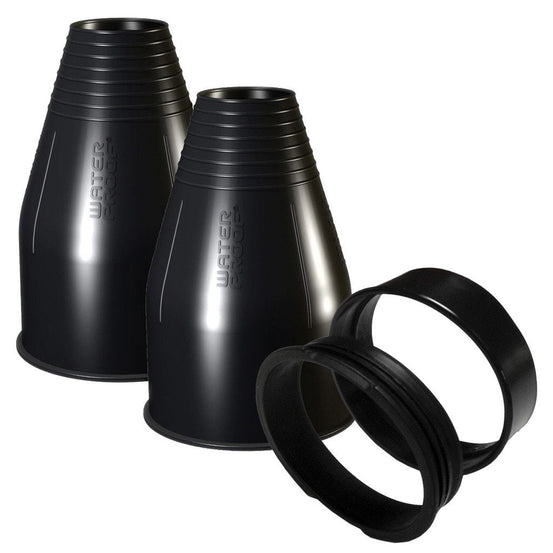 Waterproof Silicone Wrist Seal Kit - Oval - Black - Mike's Dive Store