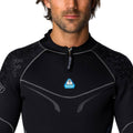 Waterproof W3 3.5mm Wetsuit Men's - Torso Detail - Mike's Dive Store