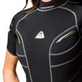 Waterproof W30 2.5mm Wetsuit Shorty Women's - Torso Detail - Mike's Dive Store