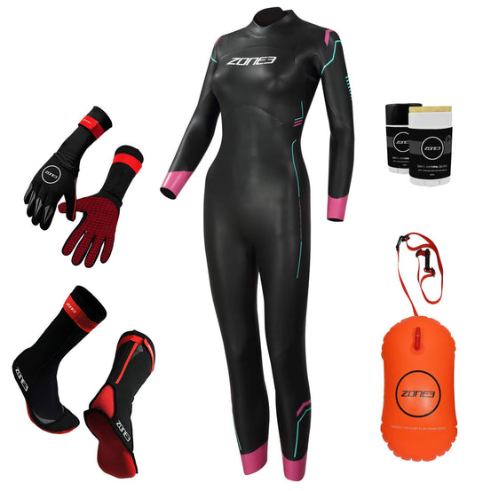 Zone3 Agile Women's Wetsuit Bundle