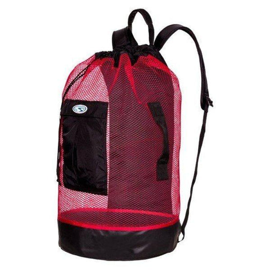 Stahlsac Panama Mesh Backpack - Red - Mike's Dive Store
