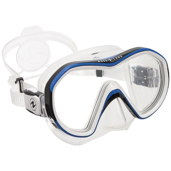 Aqua Lung Reveal X1 Mask - Clear / Blue - Mike's Dive Store