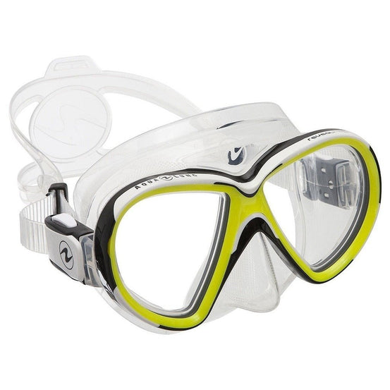 Aqua Lung Reveal X2 Mask - Clear / Lime - Mike's Dive Store