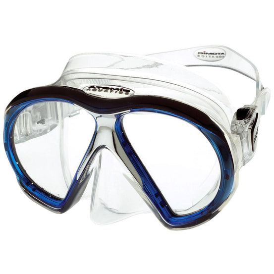 Atomic SubFrame Mask - Clear / Blue - Mike's Dive Store