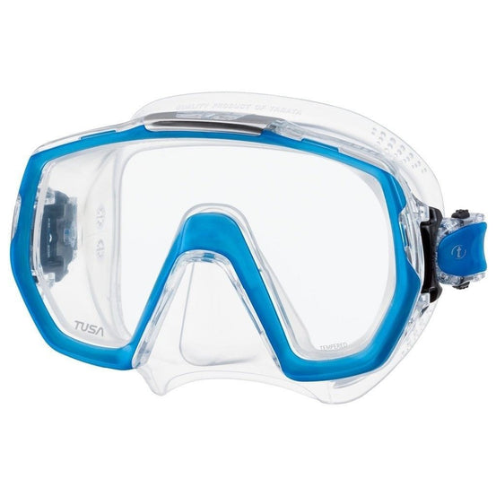 Tusa Freedom Elite Mask - Fishtail Blue - Mike's Dive Store