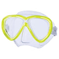 Tusa Freedom One Mask - Fluorescent Yellow - Mike's Dive Store