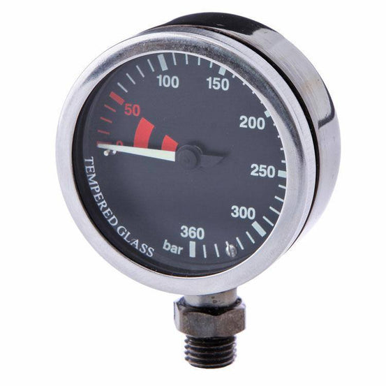 Miflex Black Faced Tech Pressure Gauge (63mm) - Mike's Dive Store