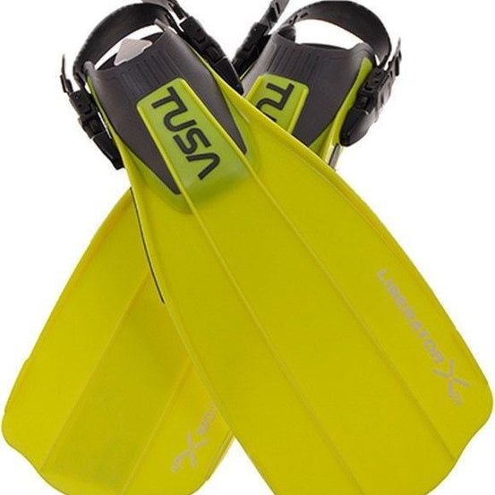 Tusa Liberator X-Ten FinsFluorescent Yellow / Medium - Mike's Dive Store - 1