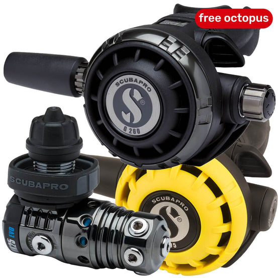 Scubapro MK25 EVO G260 Black Tech Regulator | DIN | Mike's Dive Store