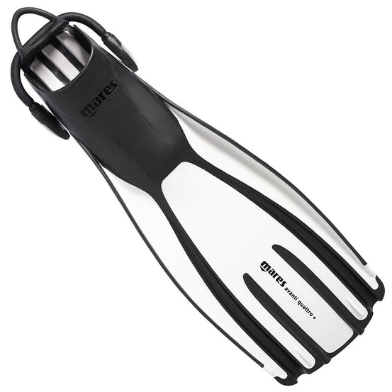 Mares Avanti Quattro Plus Fins - White - Mike's Dive Store