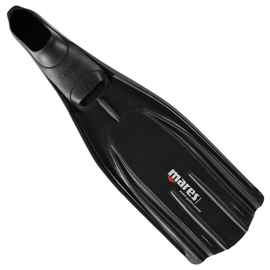 Mares Avanti Quattro Power Full Foot Fins - Black - Mike's Dive Store