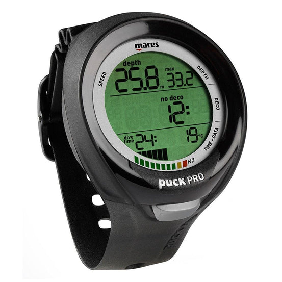 Mares Puck Pro Plus Dive Computer - Black - Mike's Dive Store