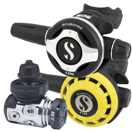 Scubapro MK17 EVO S600 Regulator with R195 Octopus - DIN - Mike's Dive Store