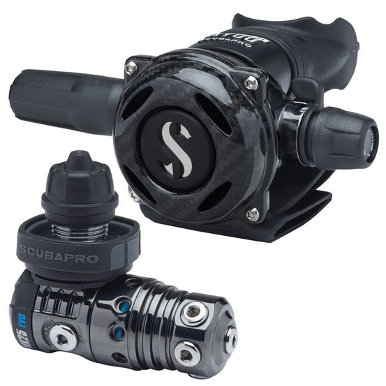 Scubapro MK25 EVO A700 Black Tech Carbon regulator - Mike's Dive Store