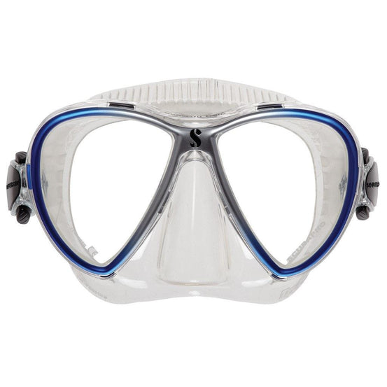 Scubapro Synergy Twin Mask - Blue Silver / Clear - Mike's Dive Store