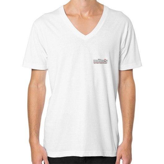 V-Neck (on man)XS / White - Mike's Dive Store - 1