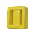 Lumb Lead Covered dive weights1 Kg Square - Yellow - Mike's Dive Store - 2
